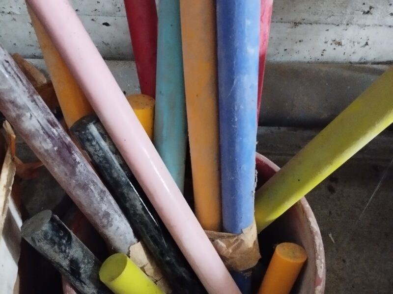 Vente émaux de couleur pour soufflage du verre, roues de taille...