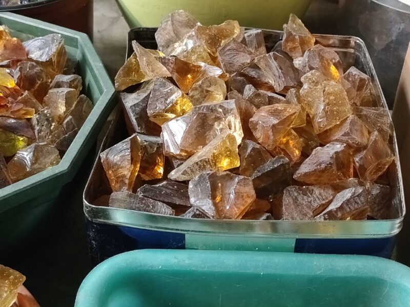 Vente dalles de verre et éclats