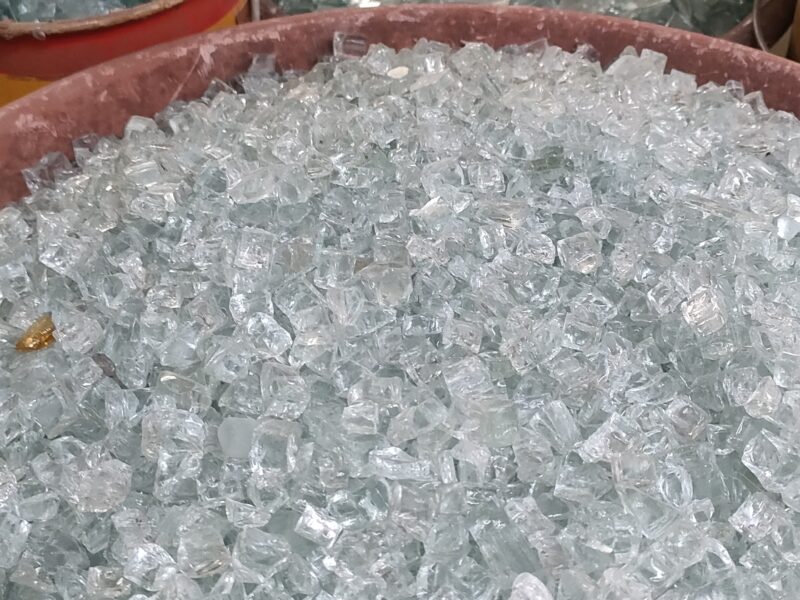 Vente dalles de verre et éclats
