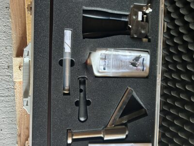 Vends lot set collage UV - set découpe verre épais - Lampe UV 1.10m - pistolet pyrosil