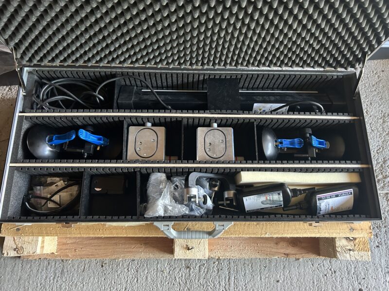 Vends lot set collage UV - set découpe verre épais - Lampe UV 1.10m - pistolet pyrosil