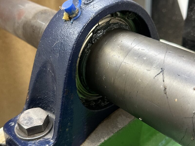 Touret de polissage au liège (double arbre)