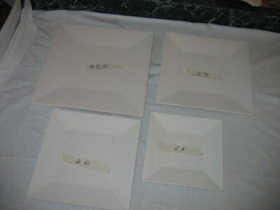 25 moules en fibre céramique à céder