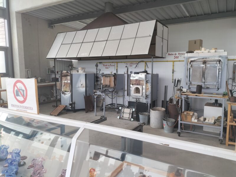 Cède fonds verrerie à la main