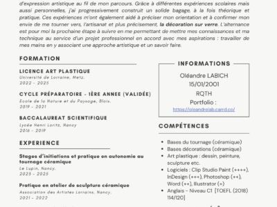 Recherche apprentissage décoration sur verre