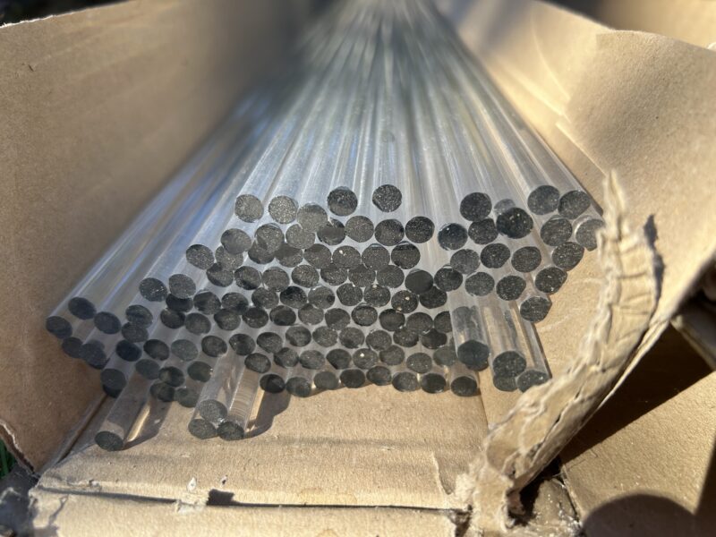 Vente de tubes et baguettes de verre borosilicate
