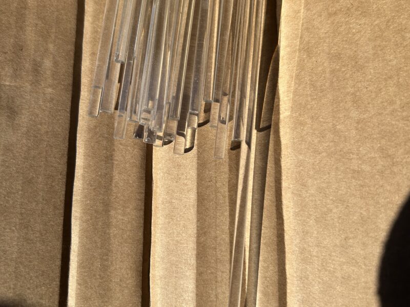 Vente de tubes et baguettes de verre borosilicate
